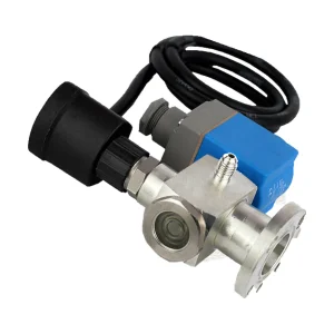 icevibe OLCE series — electronic oil-level control assembly with coil and cable; electrical configuration to be confirmed.