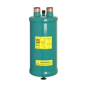 icevibe PKW-569011 — pictured sealed oil separator. Nameplate and 0.8 L pre-charge notice retained as photographed.