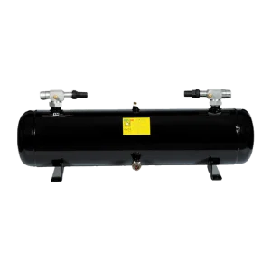 PKC horizontal receiver series — photographed connection, valve and mounting configuration. Confirm exact model and supplied accessories with the quotation; gallery images are not all views of one model.
