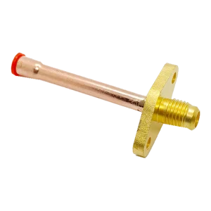 icevibe Brass Charging Valves with Mounting Ears — photographed configuration