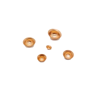 icevibe Copper Flare Sealing Caps — photographed configuration