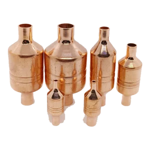 icevibe Copper Inline Filters — photographed configuration