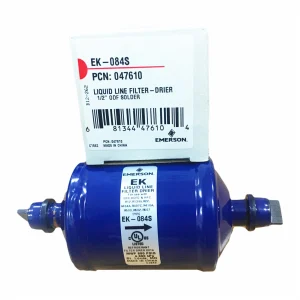 Emerson EK-084S Liquid Line Filter Drier – 1/2-inch ODF solder — original labels retained, dealer text removed from packaging header only